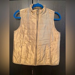 Relativity small gold metallic vest